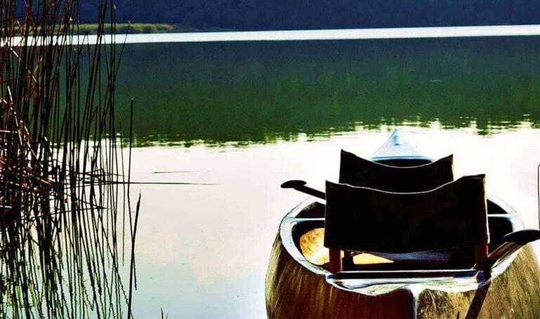 explore lake duluti traditional or modern canoe 1